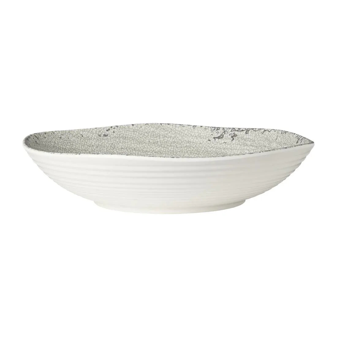 VV3894 Steelite Pompeii Stone Large Shallow Round Bowl 359mm x 67mm - JD Catering Equipment Solutions Ltd