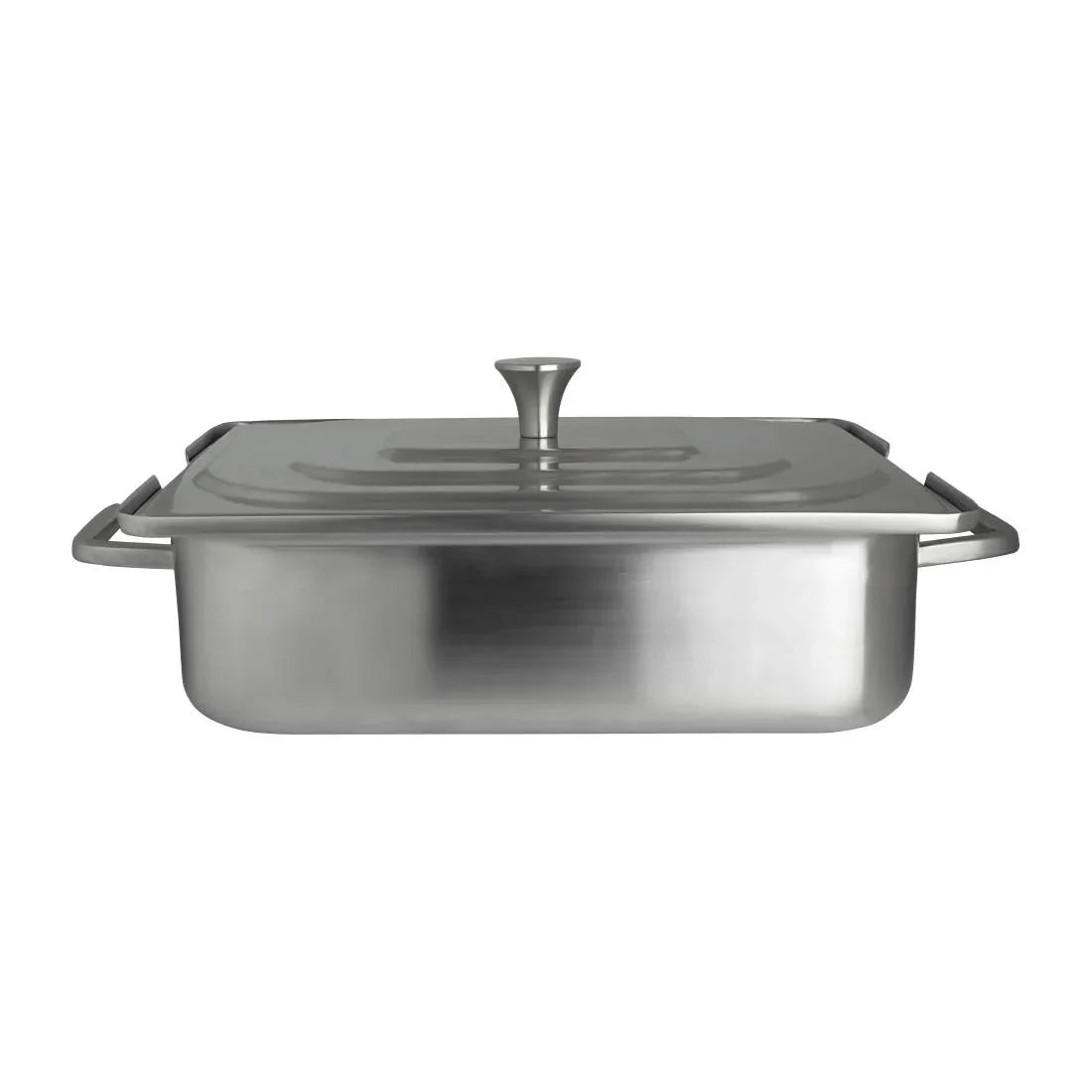 VV3904 Steelite Creations Homestyle Brushed Stainless Rectangle Chafer 3.8L - JD Catering Equipment Solutions Ltd