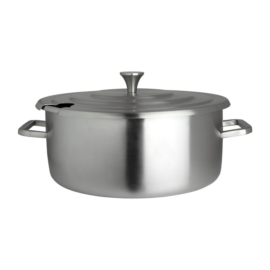 VV3905 Steelite Creations Homestyle Brushed Stainless Round Soup Chafer 5.2L