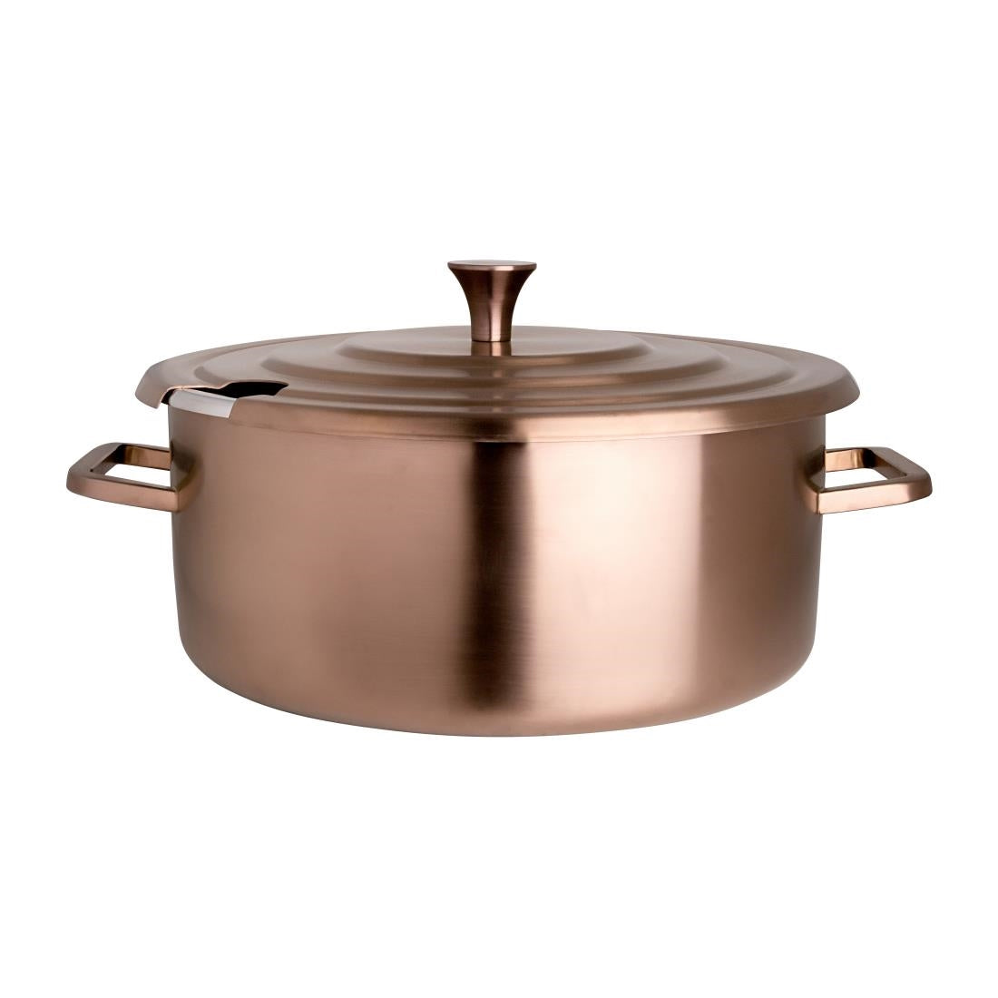 VV3910 Steelite Creations Homestyle Brushed Bronze Round Soup Chafer 5.2L