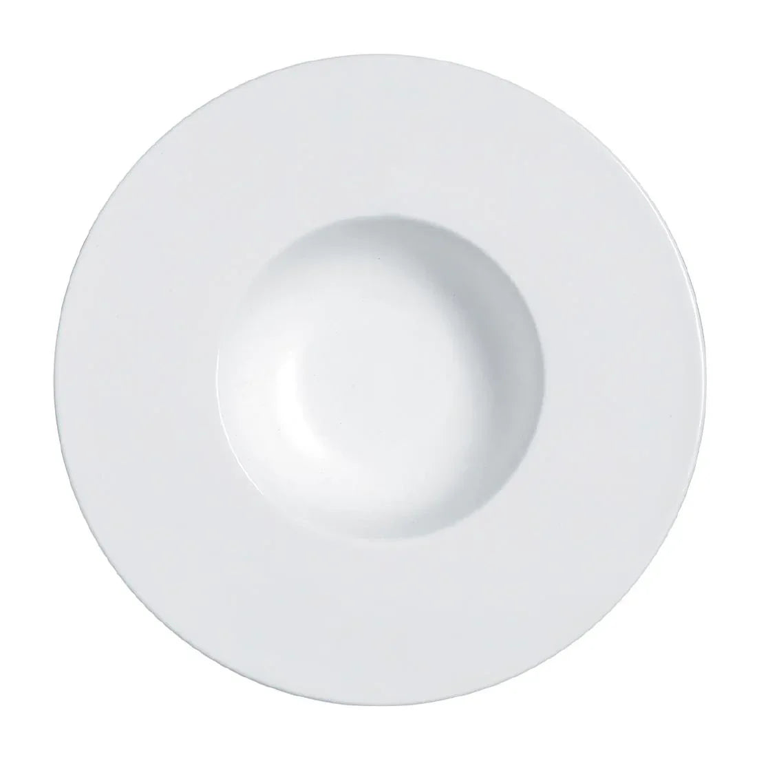 VV3916 Steelite Flat Wide Rim Bowl 230mm (Pack of 12) - JD Catering Equipment Solutions Ltd