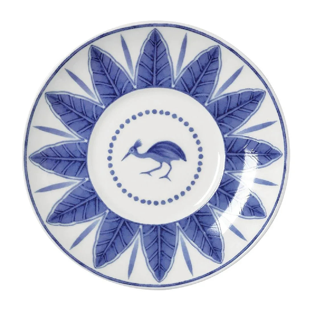 VV3965 William Edwards Sultan's Garden Blue Espresso Saucer Fits AND0112 (Pack of 12) - JD Catering Equipment Solutions Ltd