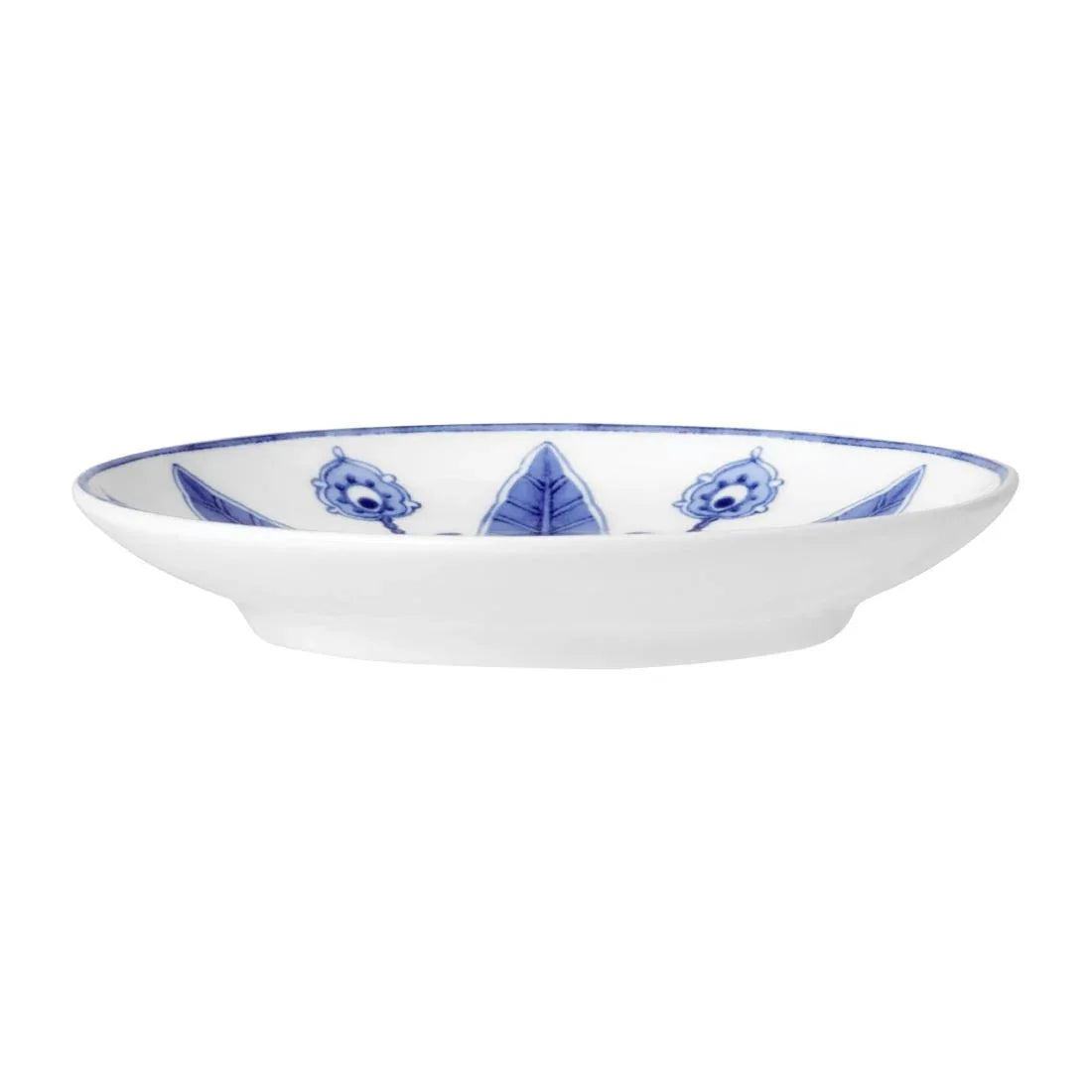 VV3966 William Edwards Sultan's Garden Blue Espresso Saucer Fits AND0112 (Pack of 12) - JD Catering Equipment Solutions Ltd