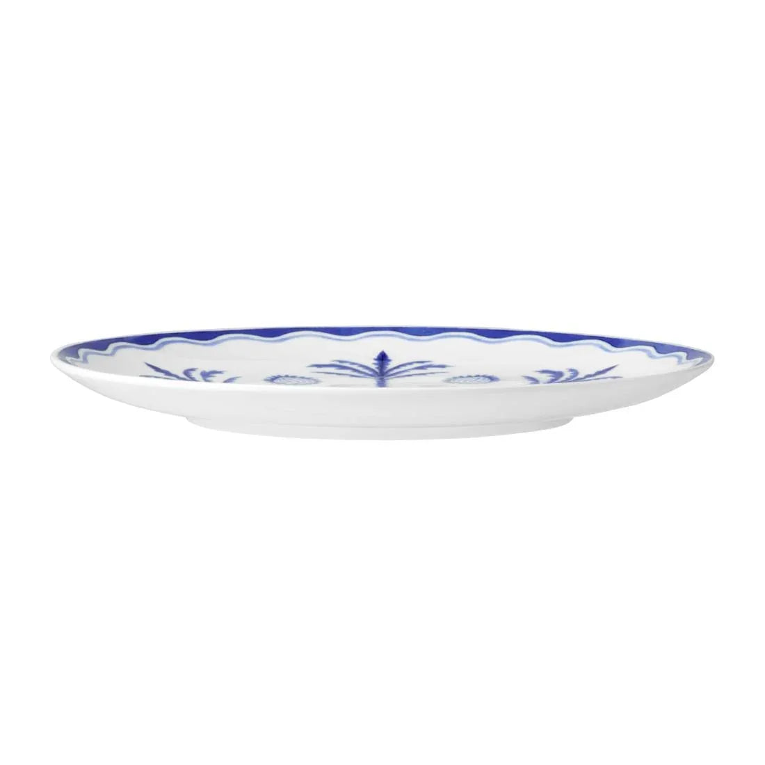 VV3967 William Edwards Sultan's Garden Blue Plate Coupe 210mm (Pack of 12) - JD Catering Equipment Solutions Ltd