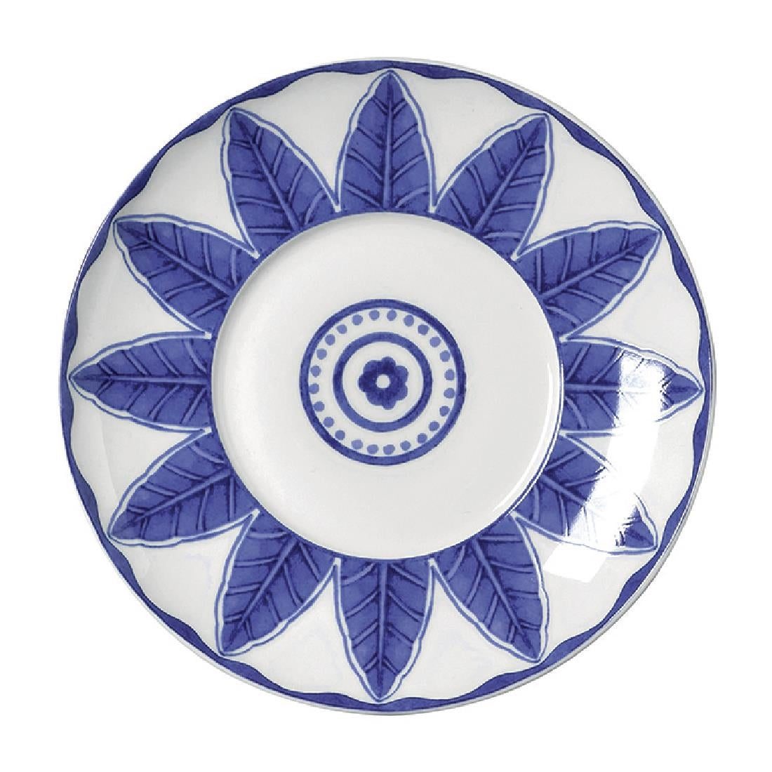 VV3969 William Edwards Sultan's Garden Blue Saucer 160mm Fits AND0110 (Pack of 12)