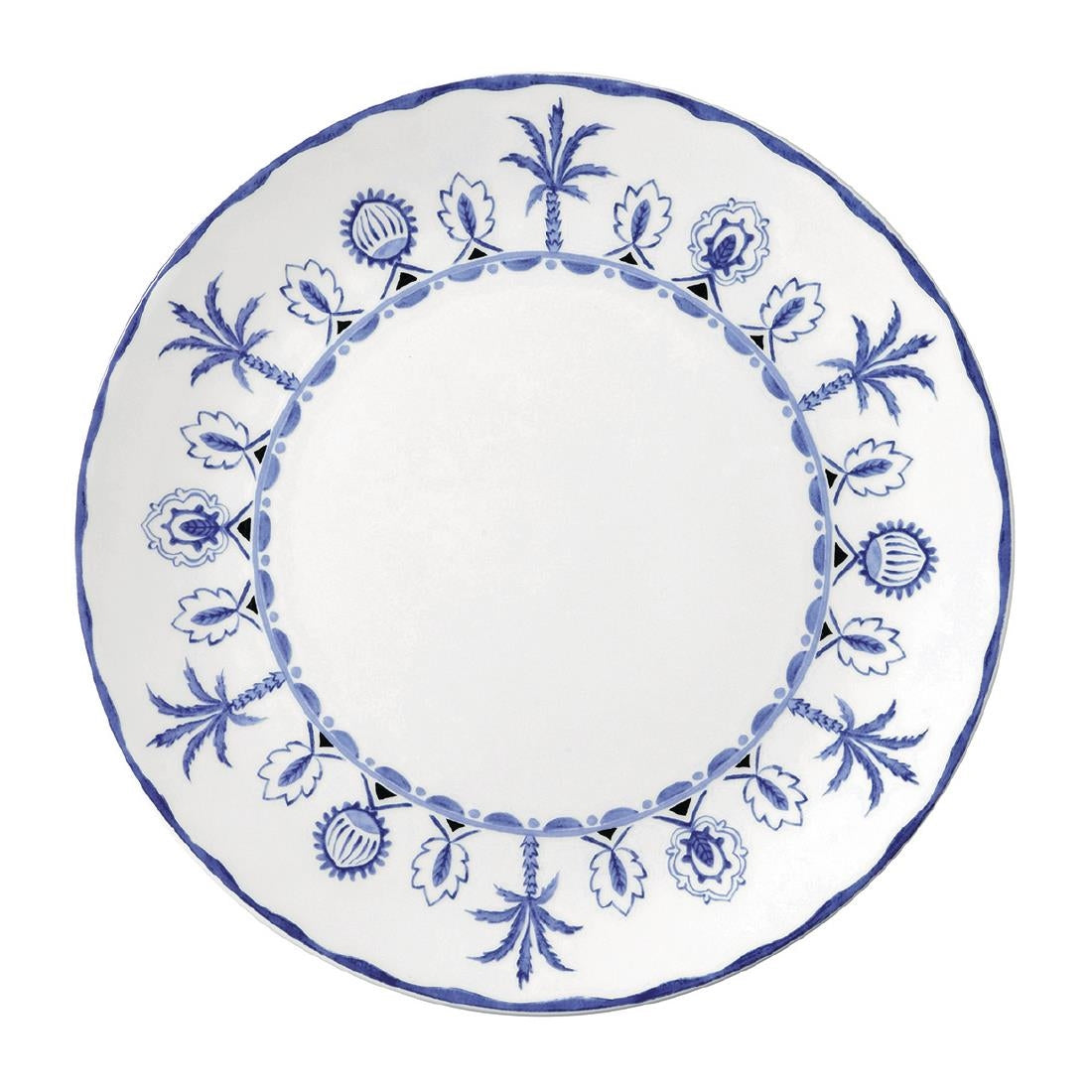 VV3970 William Edwards Sultan's Garden Blue Plate Coupe 270mm (Pack of 12)