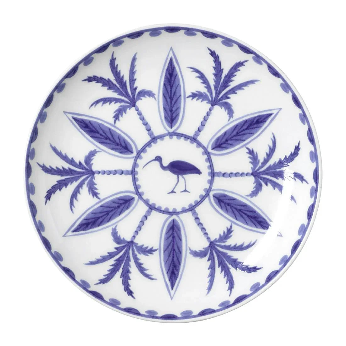 VV3986 William Edwards Sultan's Garden Blue Plate Coupe 165mm (Pack of 6) - JD Catering Equipment Solutions Ltd
