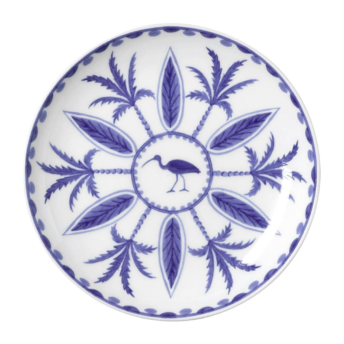 VV3986 William Edwards Sultan's Garden Blue Plate Coupe 165mm (Pack of 6)