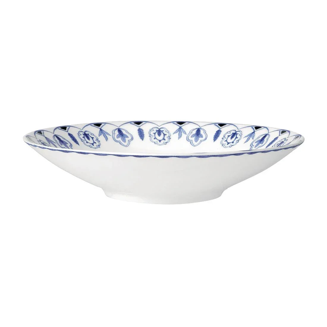 VV3988 William Edwards Sultan's Garden Blue Bowl Coupe 240mm (Pack of 6) - JD Catering Equipment Solutions Ltd