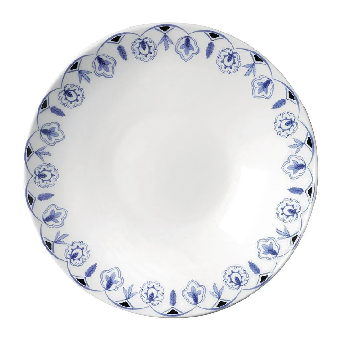 VV3988 William Edwards Sultan's Garden Blue Bowl Coupe 240mm (Pack of 6) - JD Catering Equipment Solutions Ltd