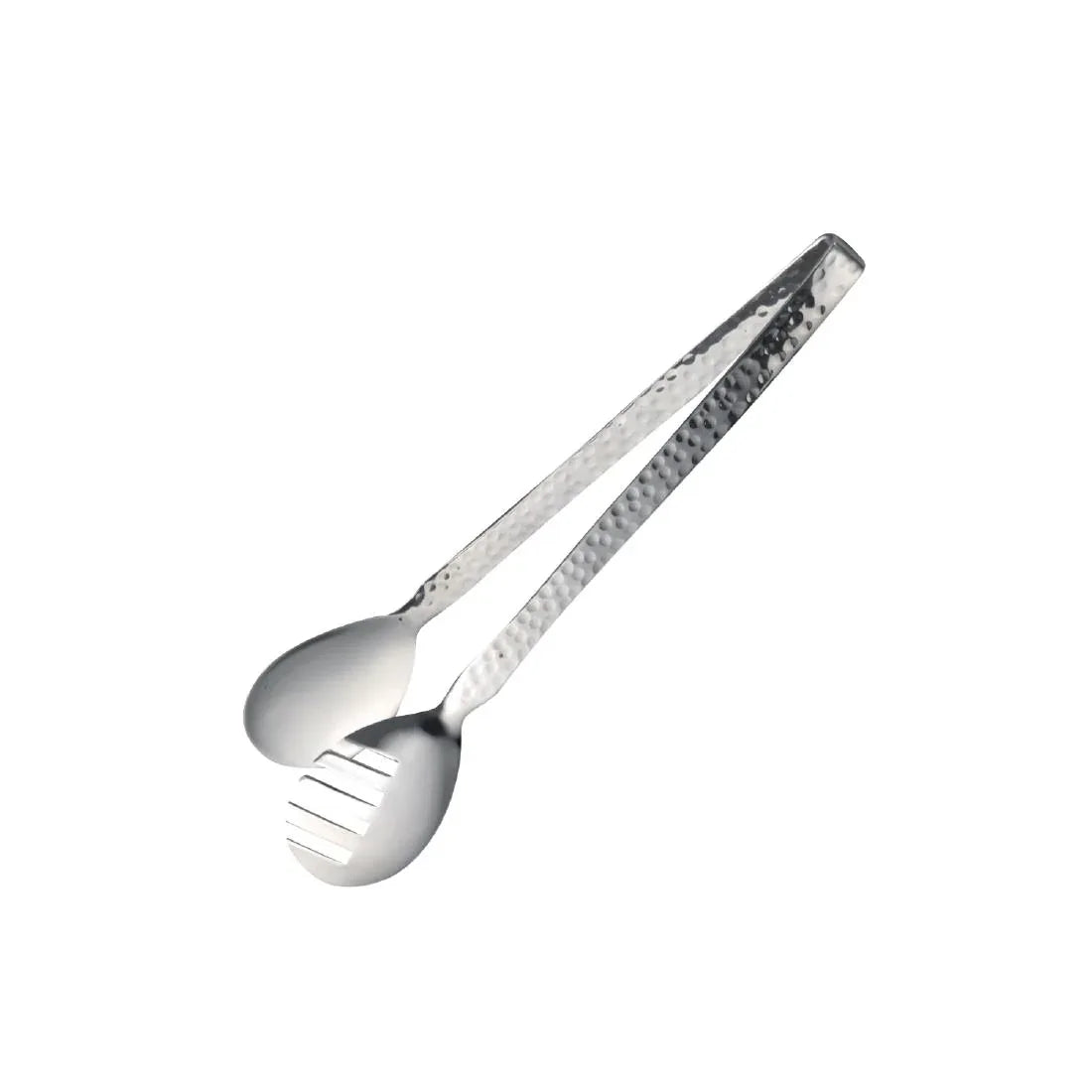 VV4020 Steelite Hammered Stainless Steel D.W. Haber Buffet Serving Tong 9'' (Pack of 6) - JD Catering Equipment Solutions Ltd