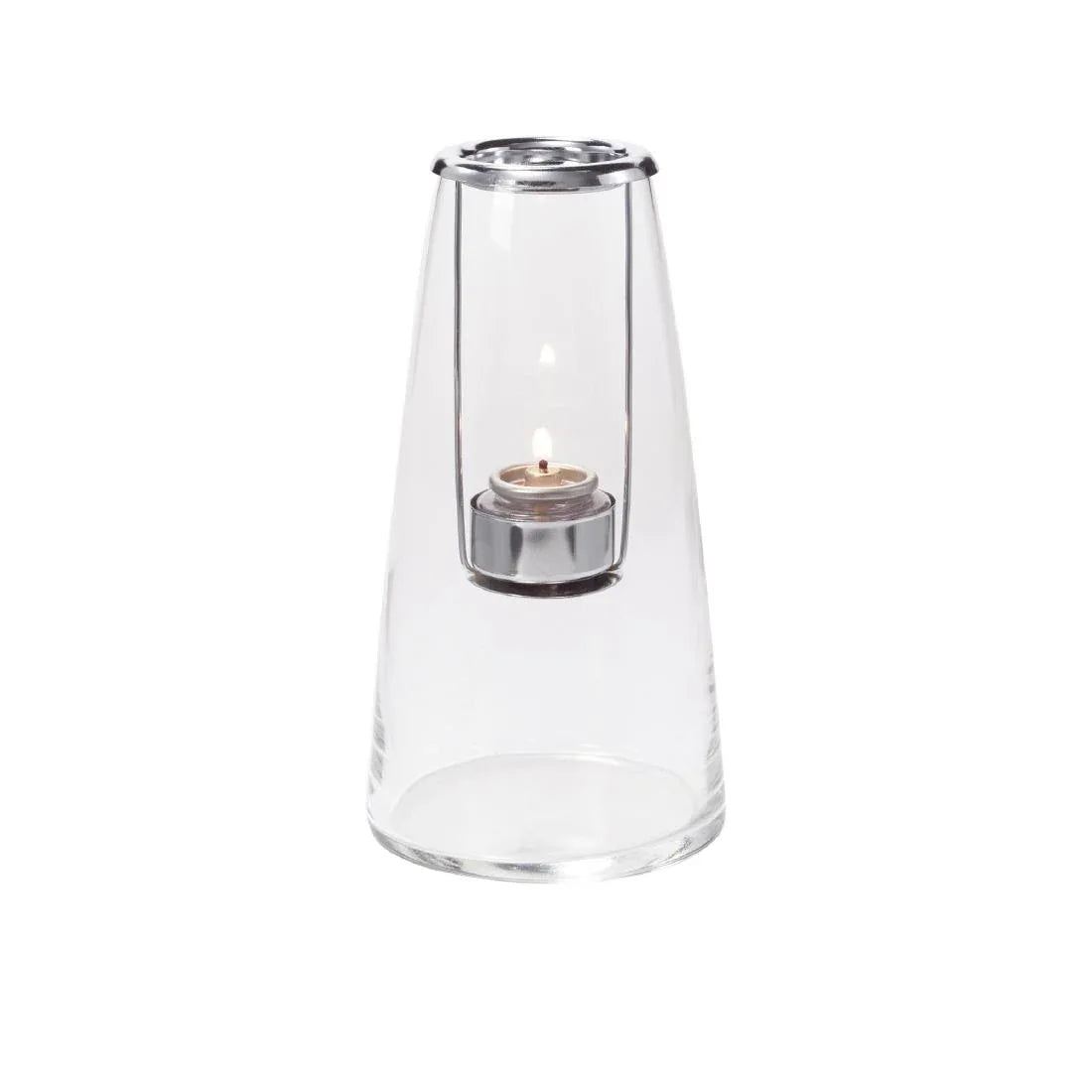 VV4032 Hollowick Lighthouse Clear Glass Lamp 102mm x 210mm (Pack of 12) - JD Catering Equipment Solutions Ltd