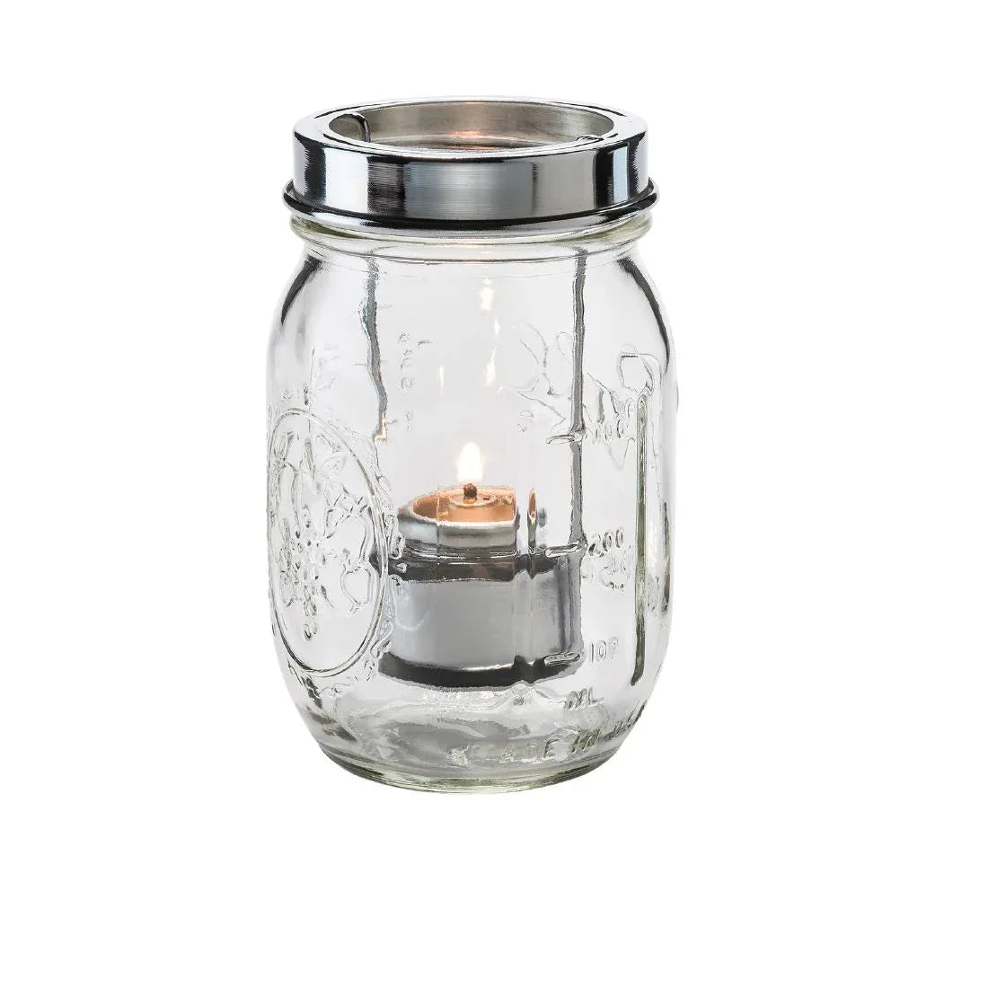 VV4034 Hollowick Firefly Clear Glass Lamp with Cradle and Handle (Pack of 12) - JD Catering Equipment Solutions Ltd