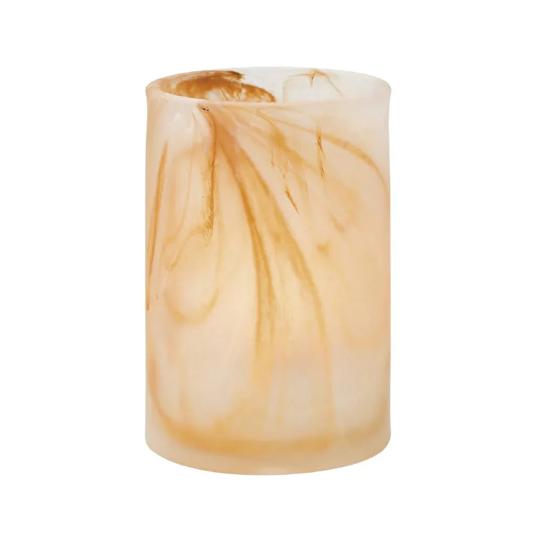 VV4049 Hollowick Wysp Caramel Glass Cylinder 73mm x 114mm (Pack of 6) - JD Catering Equipment Solutions Ltd