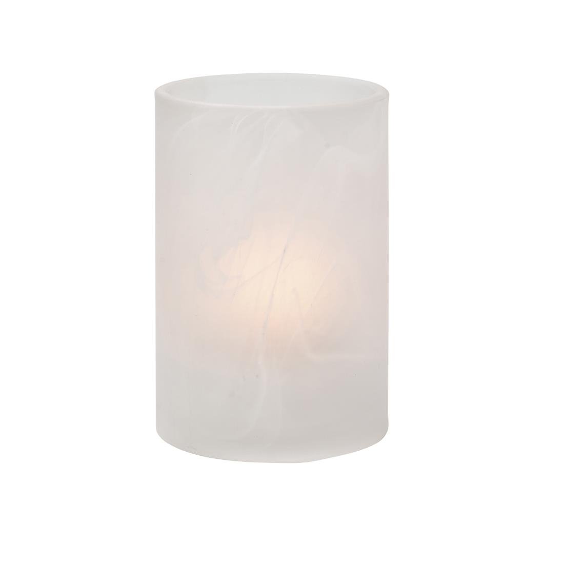 VV4051 Hollowick Wysp Satin Crystal Glass Cylinder 73mm x 114mm (Pack of 6)