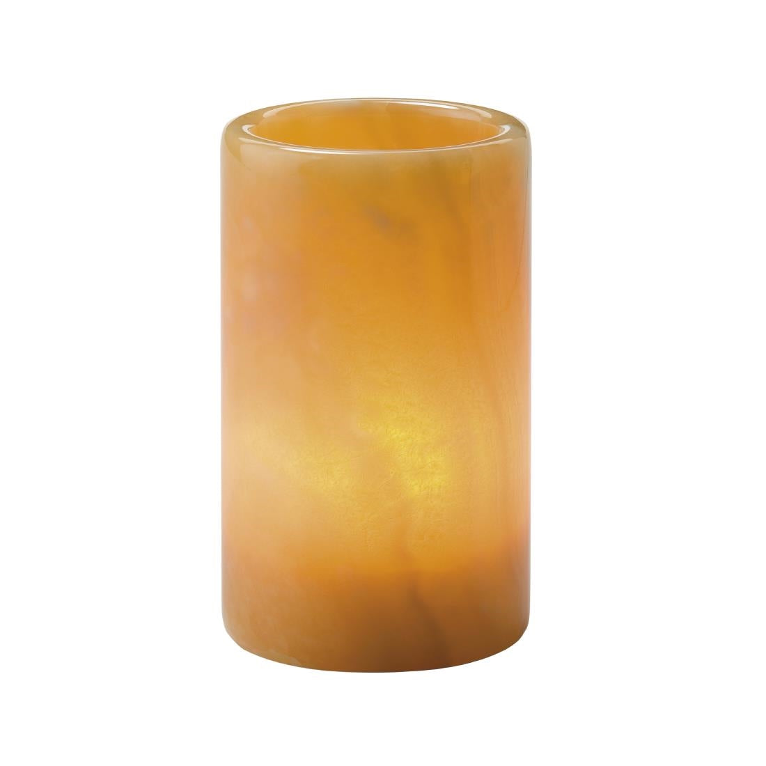 VV4053 Hollowick Solid Onyx Mini Onyx Lamp 70mm x 70mm