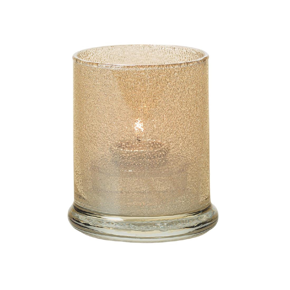 VV4065 Hollowick Columns Champagne Jewel Votive 76mm x 92mm (Pack of 12)