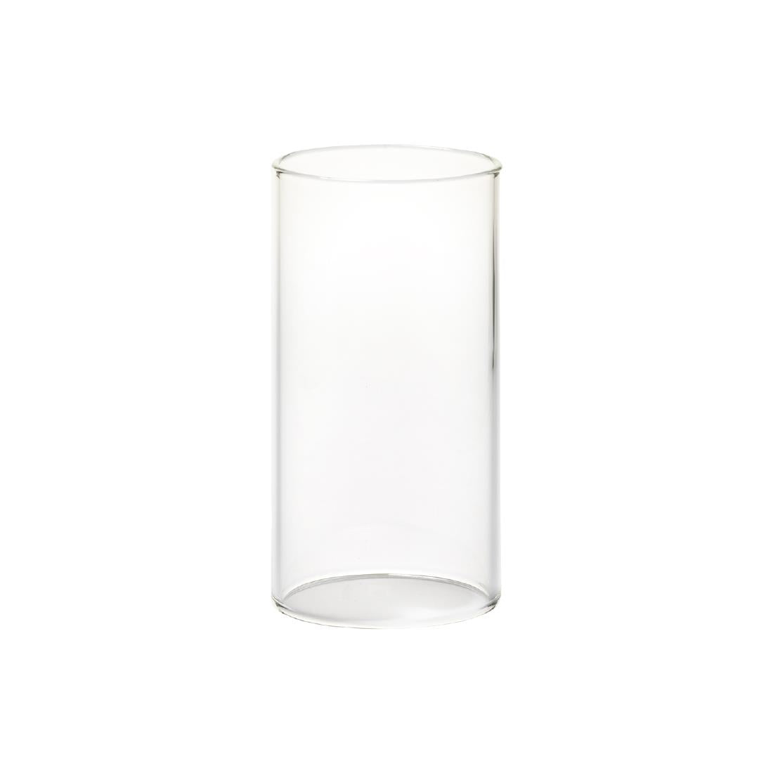 VV4086 Hollowick Cylinder Globe Clear Tall Glass Globe 62mm x 118mm (Pack of 6)