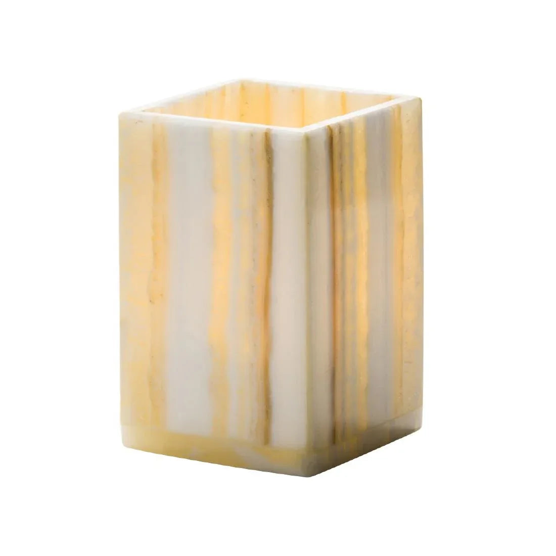 VV4087 Hollowick Luxor Small Solid Alabaster Lamp 57mm x 86mm (Pack of 12) - JD Catering Equipment Solutions Ltd