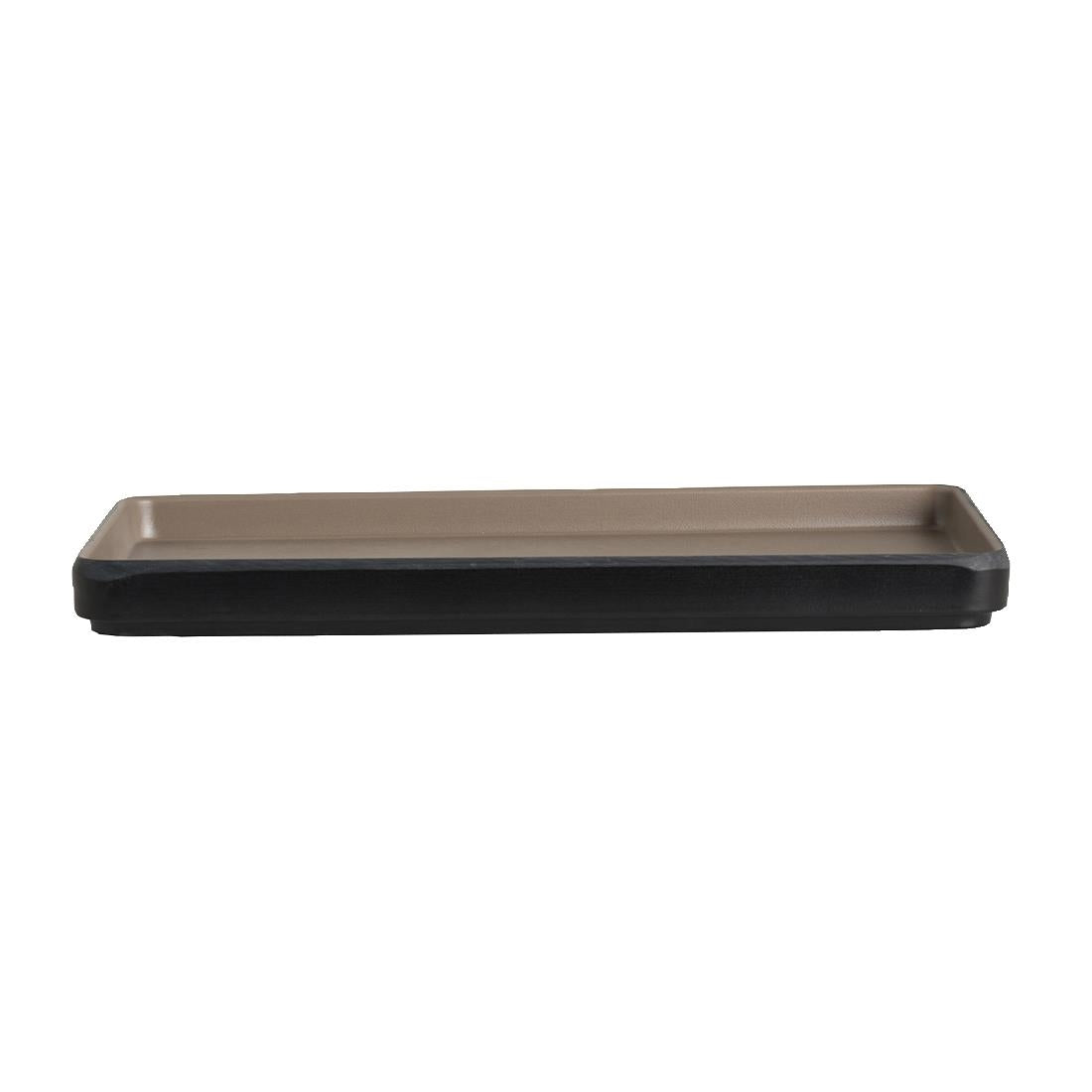 VV4115 Steelite Baja Sandstone Rectangle Trays 254mm (Pack of 24)