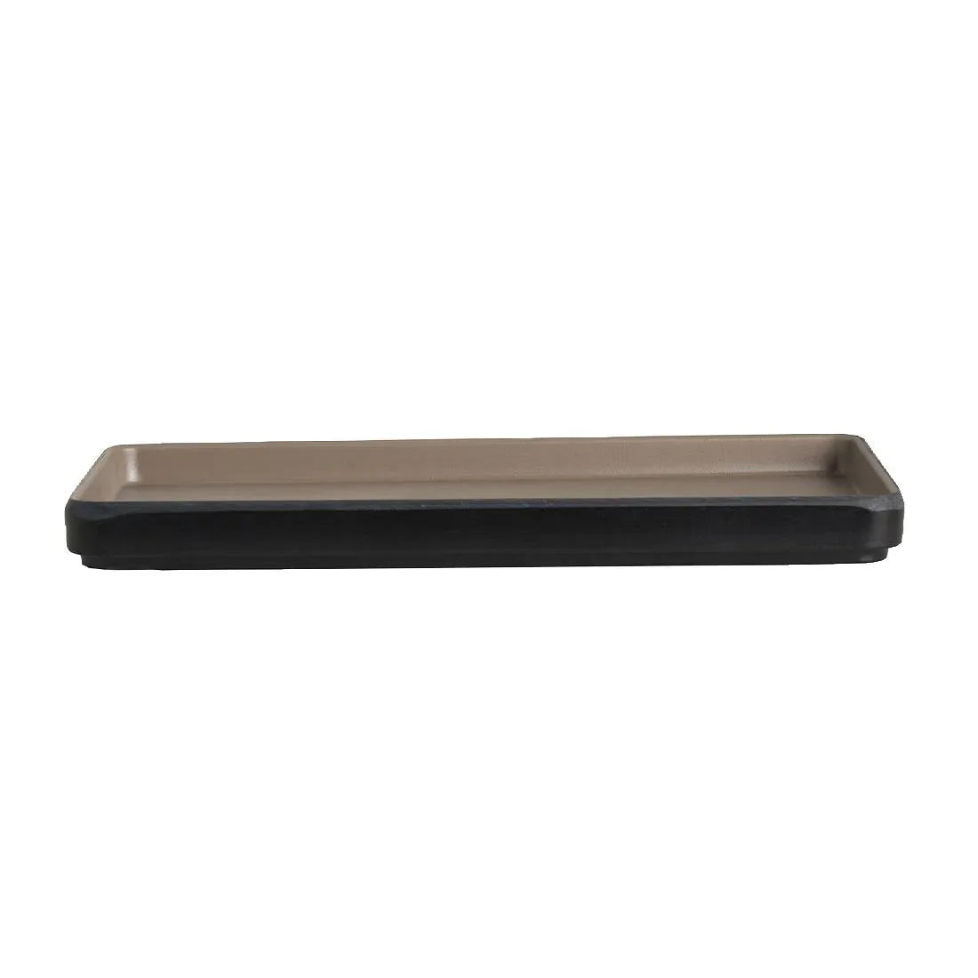 VV4115 Steelite Baja Sandstone Rectangle Trays 254mm (Pack of 24) - JD Catering Equipment Solutions Ltd