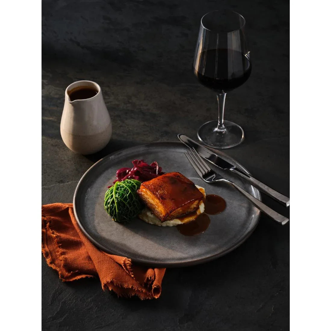 VV4234 Steelite Gembrook Plate Grey 280mm (Pack of 12)