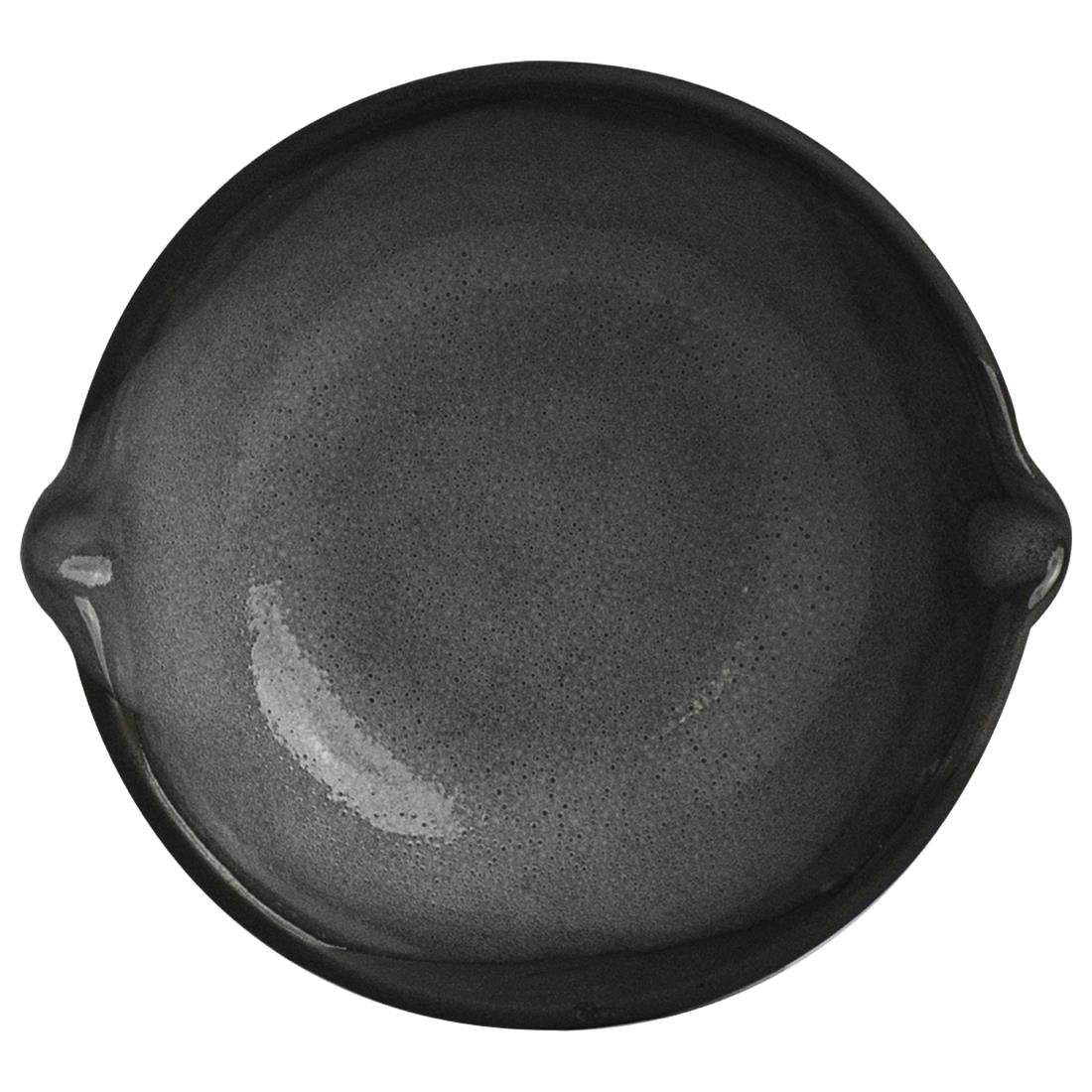 VV4251 Steelite Gembrook Condiment Dish With Double Spout Grey 110mm (Pack of 36)