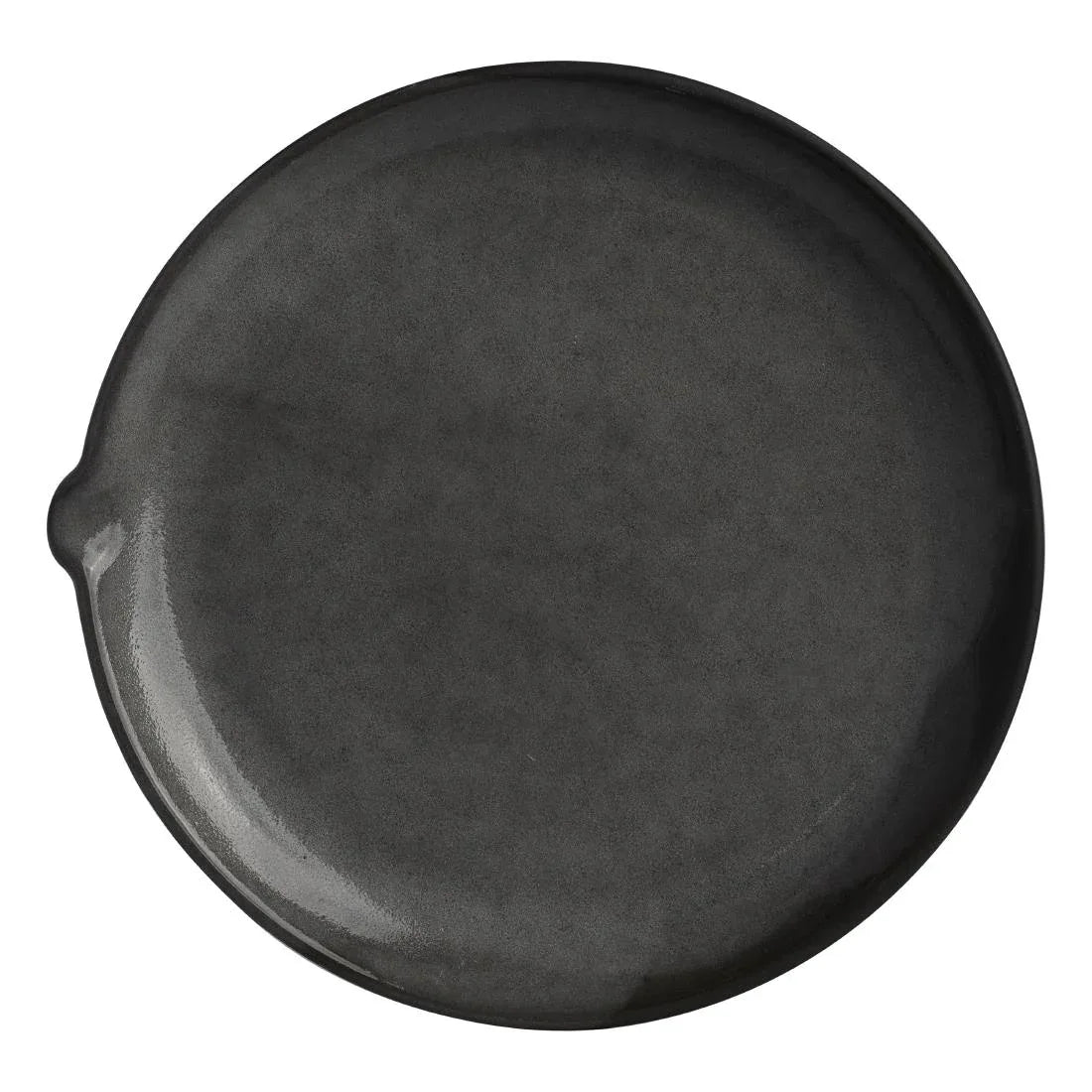 VV4252 Steelite Gembrook Plate Grey With Spout Grey 263x255mm (Pack of 24)