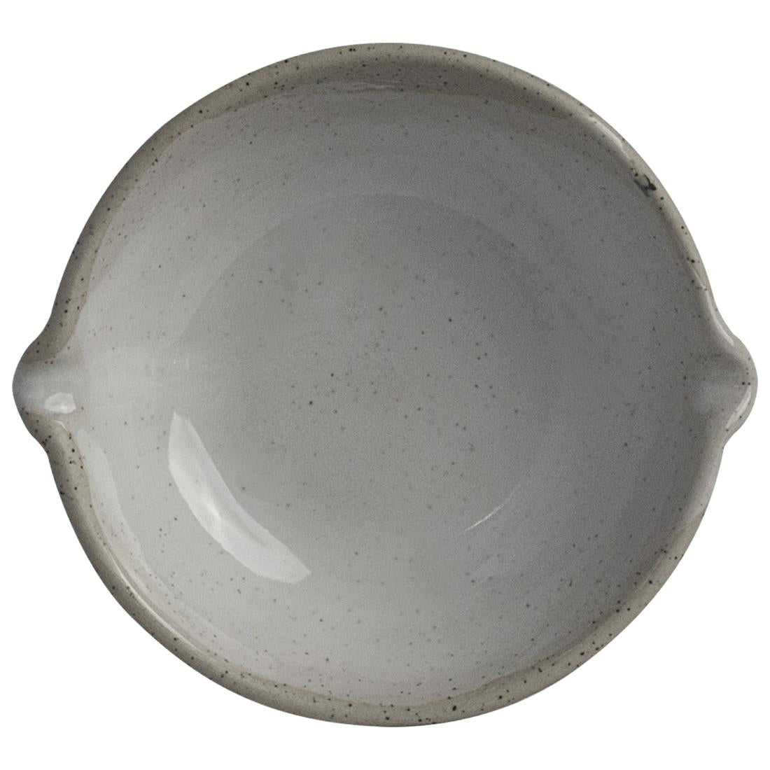 VV4272 Steelite Gembrook Condiment Dish With Double Spout White 110mm (Pack of 36)