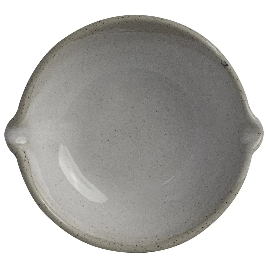VV4272 Steelite Gembrook Condiment Dish With Double Spout White 110mm (Pack of 36)