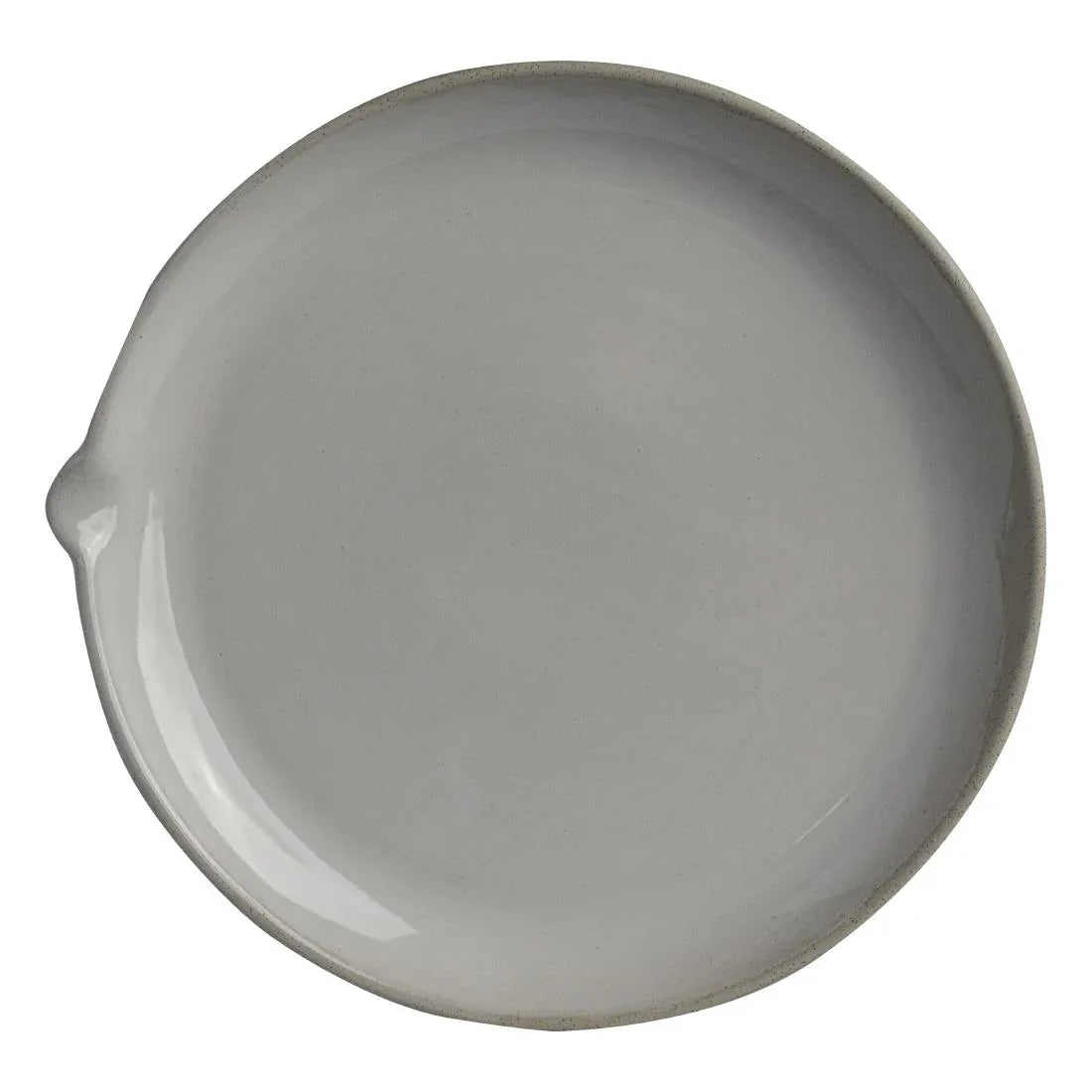 VV4273 Steelite Gembrook Plate White With Spout White 263x255mm (Pack of 24)