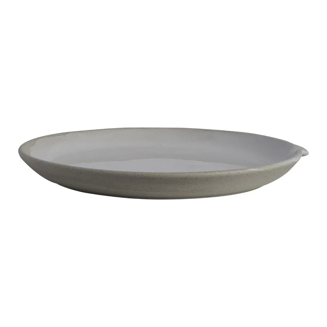 VV4273 Steelite Gembrook Plate White With Spout White 263x255mm (Pack of 24)