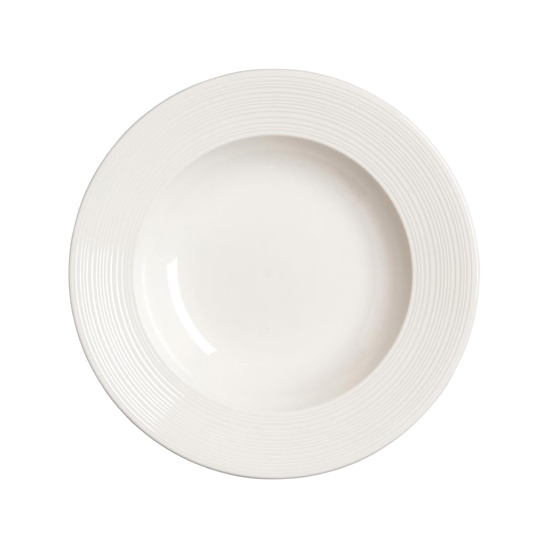 VV4380 Steelite Concorde Rim Pasta Bowls 285mm (Pack of 12)