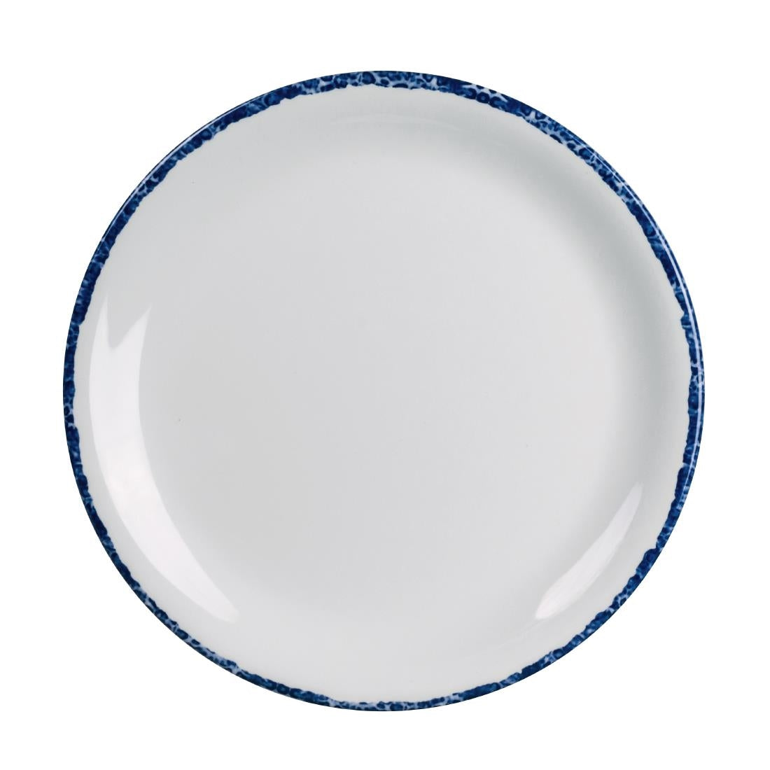 VV4409 Steelite Blue Dapple Coupe Plates 203mm (Pack of 12)