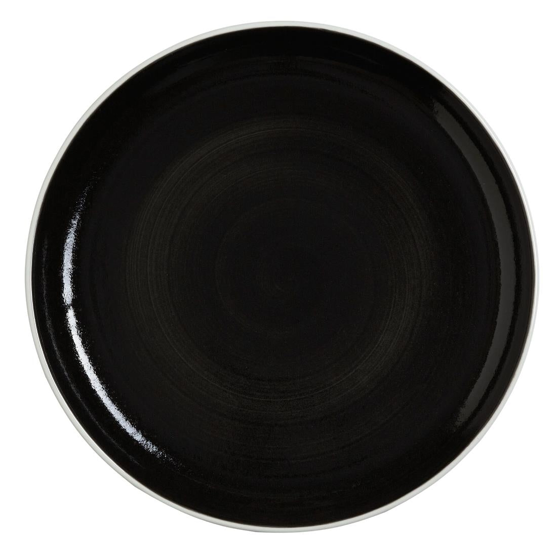 VV4512 Steelite Nyx Nordic Coupe Plates Black 280mm (Pack of 12)