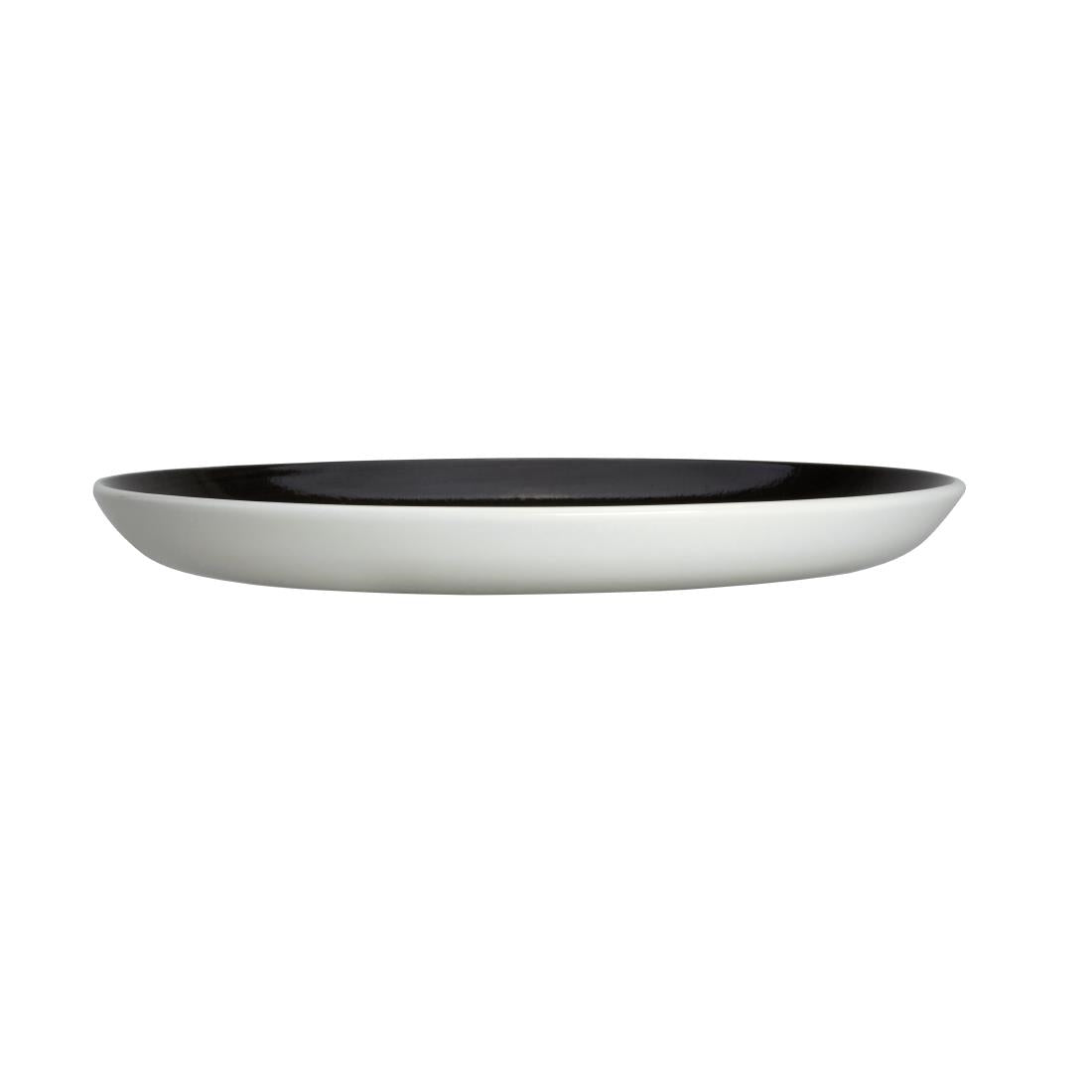 VV4512 Steelite Nyx Nordic Coupe Plates Black 280mm (Pack of 12)