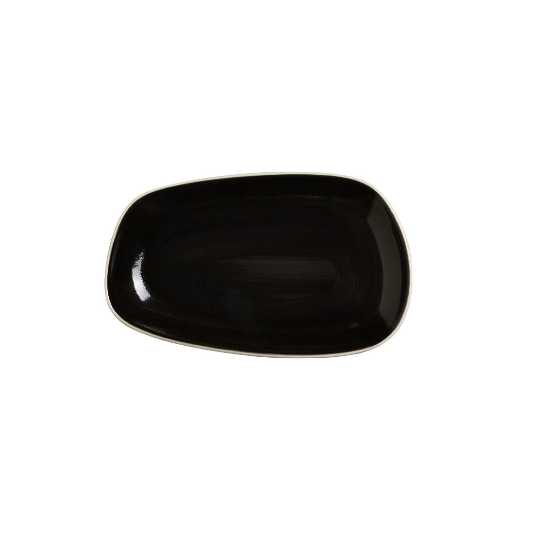 VV4515 Steelite Nyx Nordic Platters Black 226mm (Pack of 12)