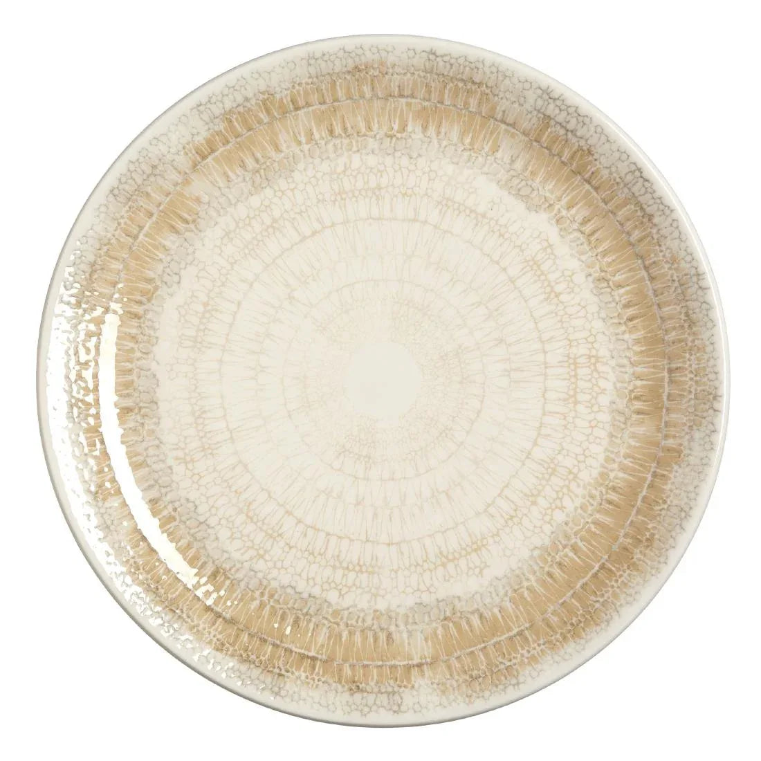 VV4556 Steelite Petra Dune Coupe Plates Beige 280mm (Pack of 12)