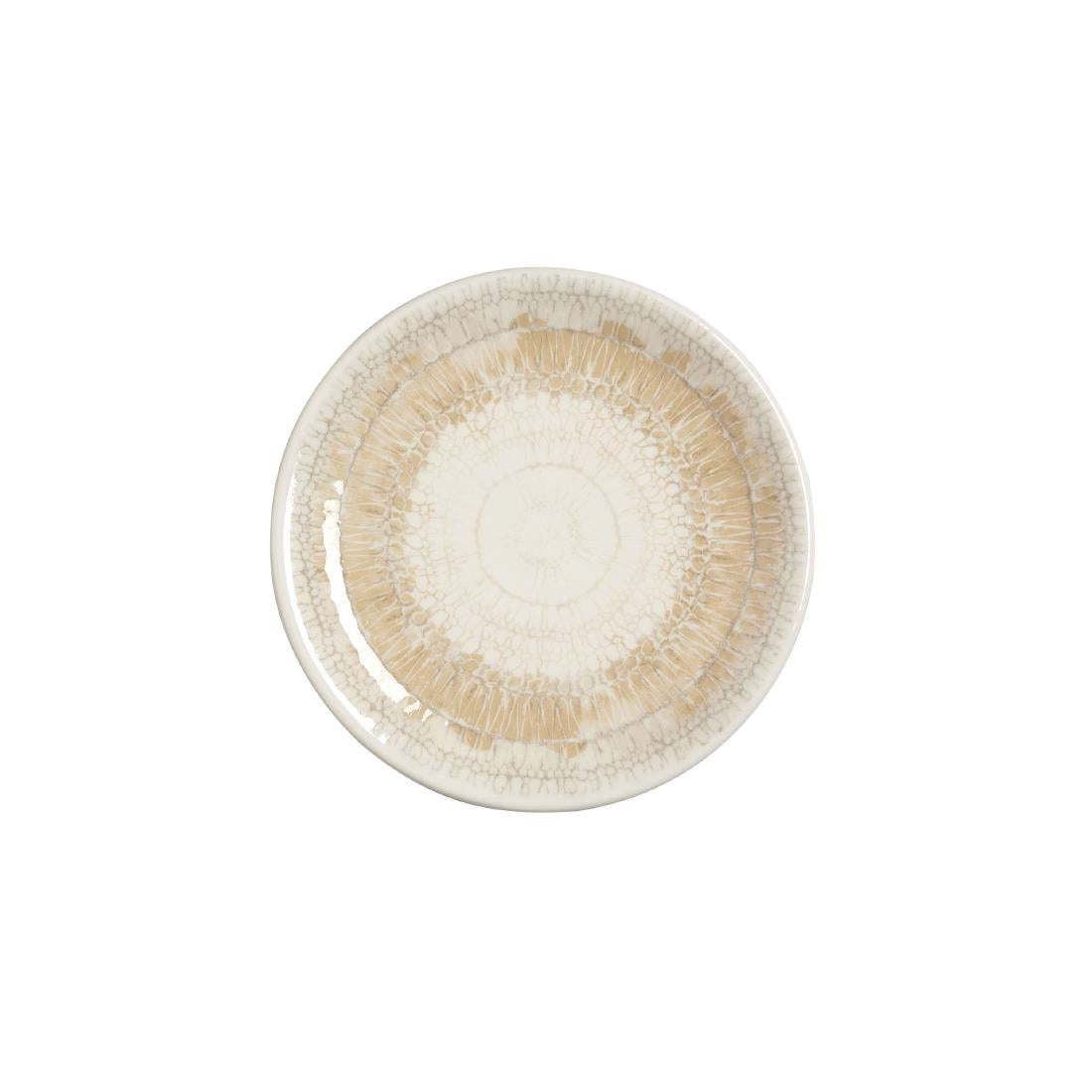 VV4559 Steelite Petra Dune Coupe Plates Beige 152mm (Pack of 12)