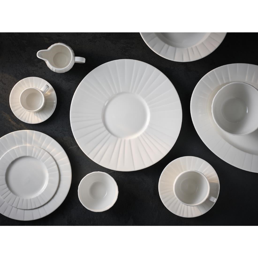 VV4562 Steelite Alina Gourmet Plates Large Well 285mm (Pack of 6)