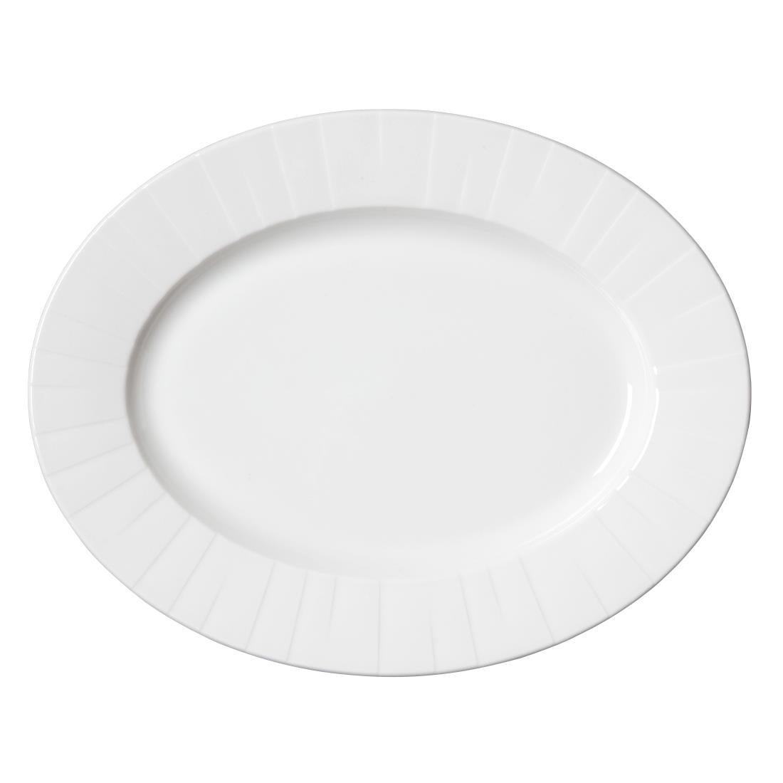 VV4576 Steelite Alina Oval Plates 330mm (Pack of 12)