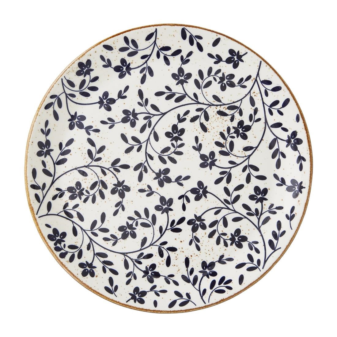 VV4601 Steelite Performance Flora Coupe Plates Blue 280mm (Pack of 12)