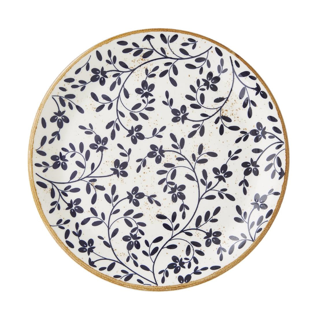 VV4602 Steelite Performance Flora Coupe Plates Blue 252mm (Pack of 12)