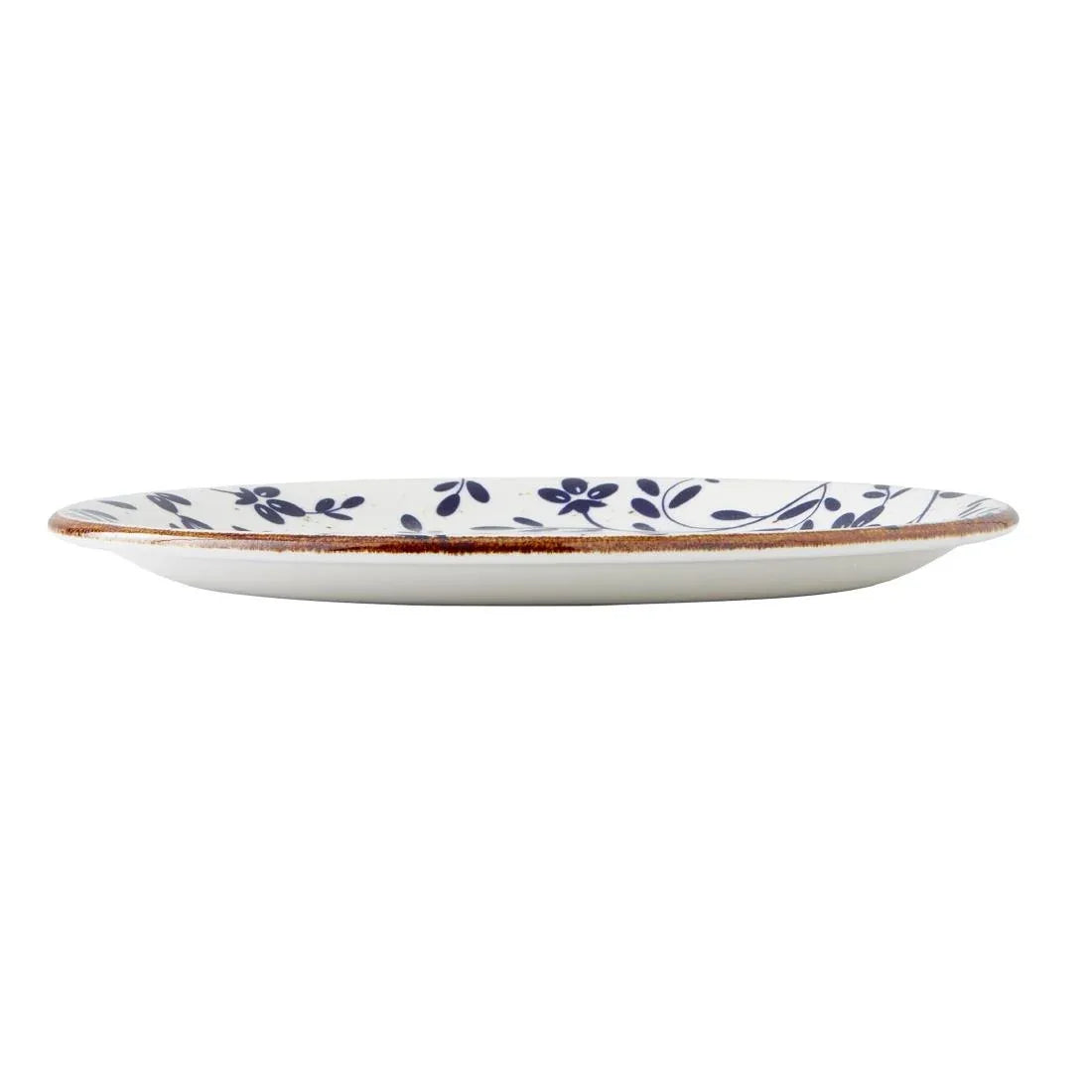 VV4603 Steelite Performance Flora Coupe Plates Blue 202mm (Pack of 12)