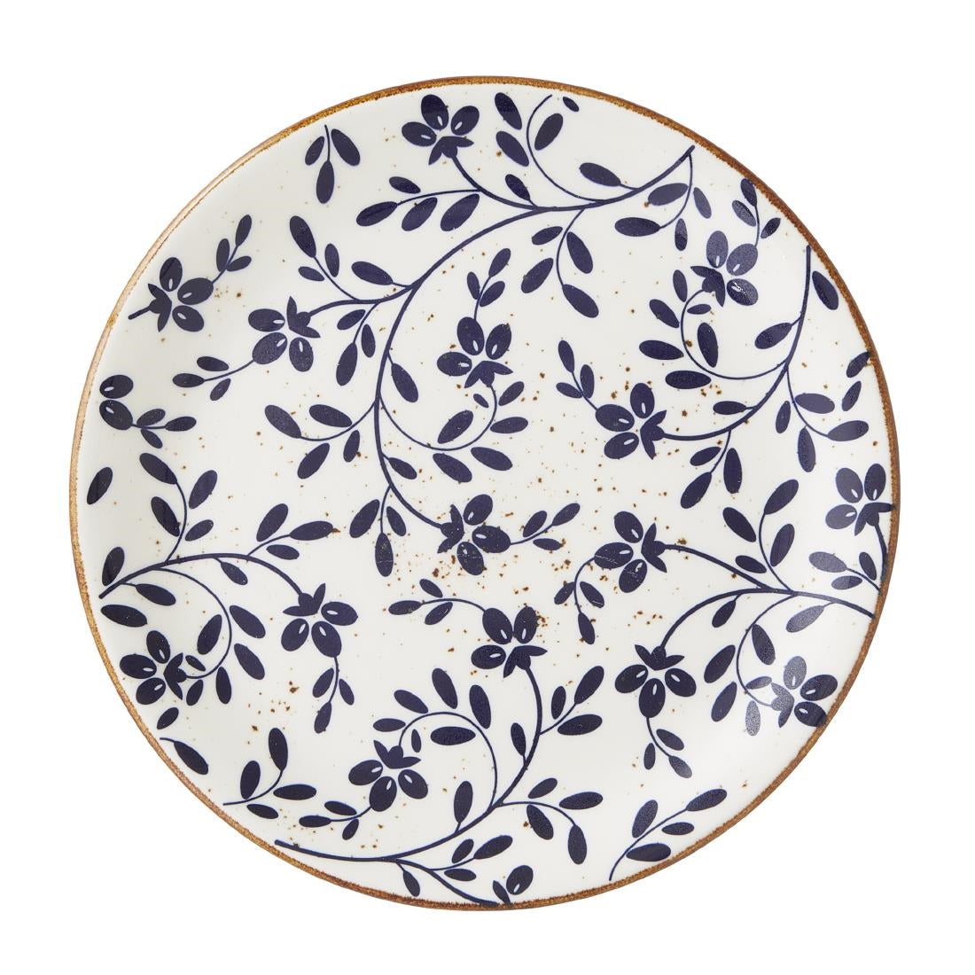 VV4603 Steelite Performance Flora Coupe Plates Blue 202mm (Pack of 12)