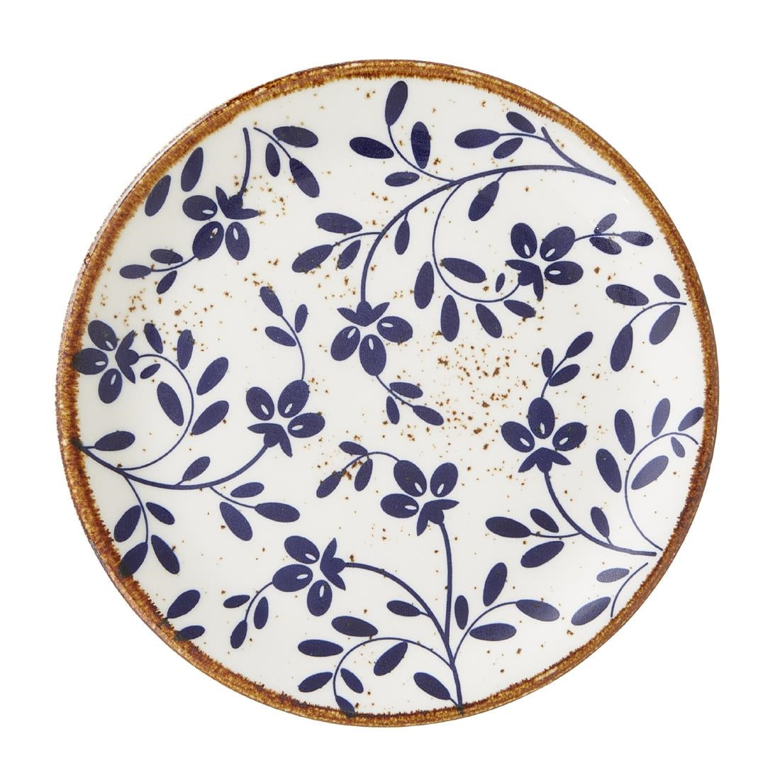 VV4604 Steelite Performance Flora Coupe Plates Blue 152mm (Pack of 12)