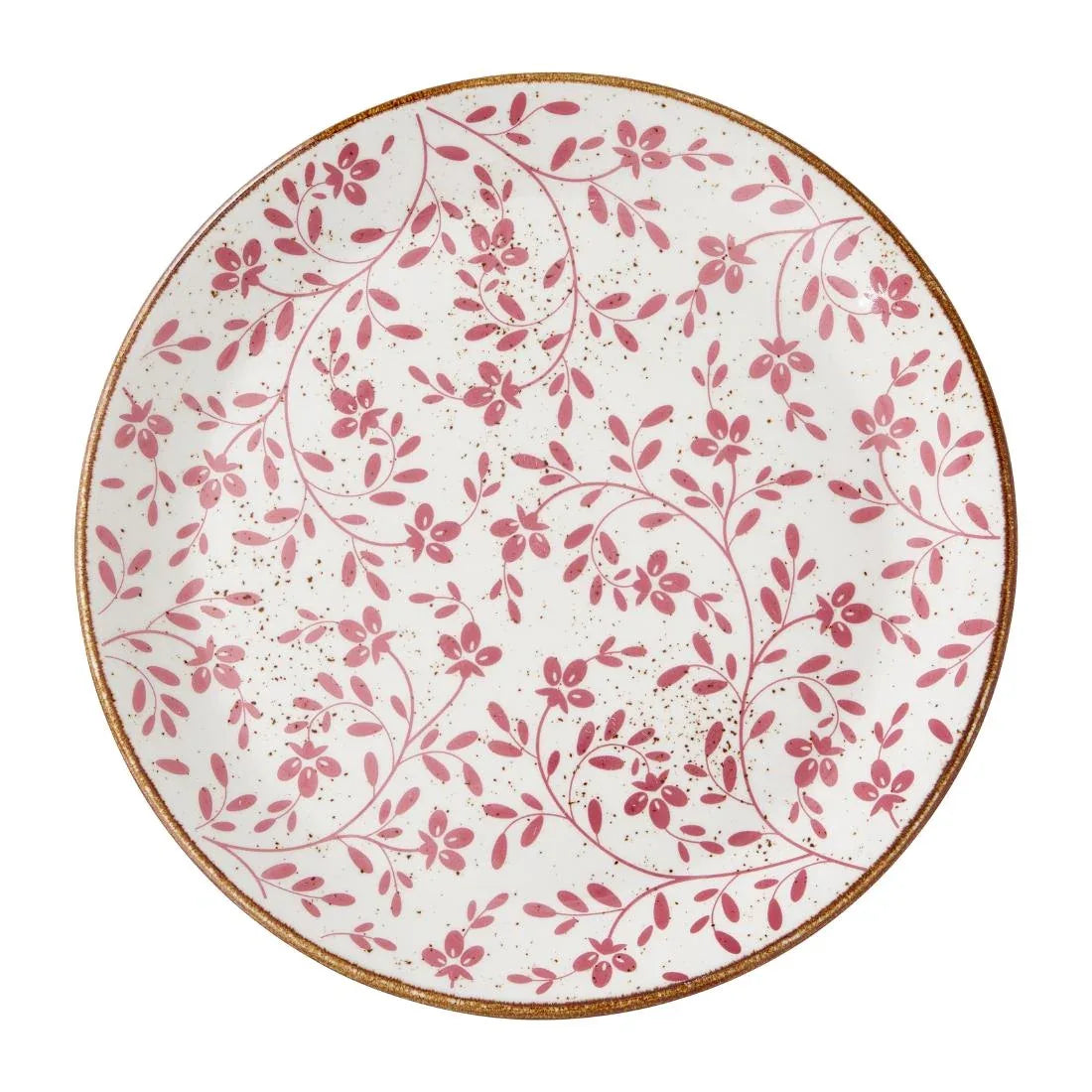 VV4607 Steelite Performance Flora Coupe Plates Pink 280mm (Pack of 12)
