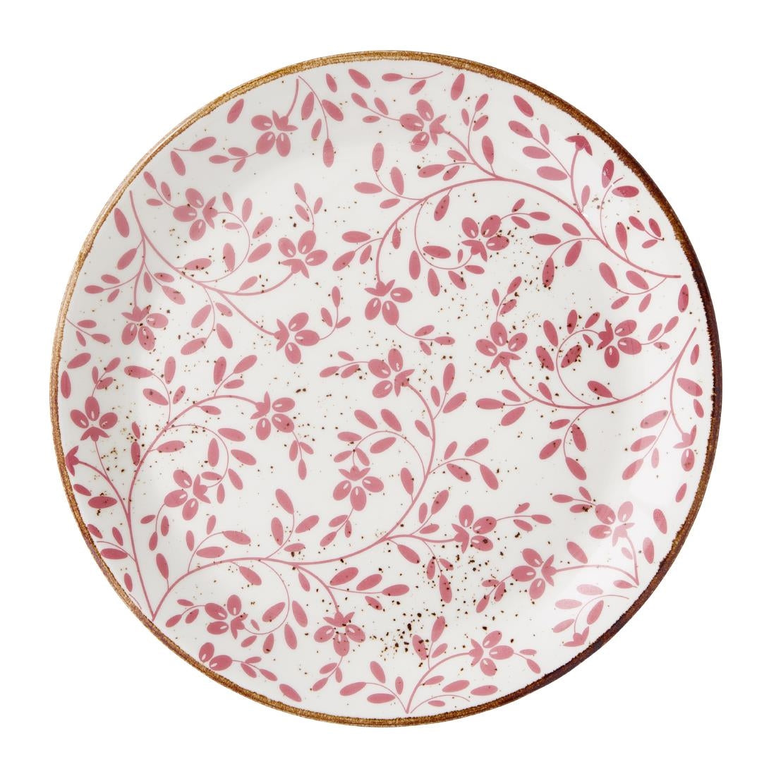 VV4608 Steelite Performance Flora Coupe Plates Pink 252mm (Pack of 12)