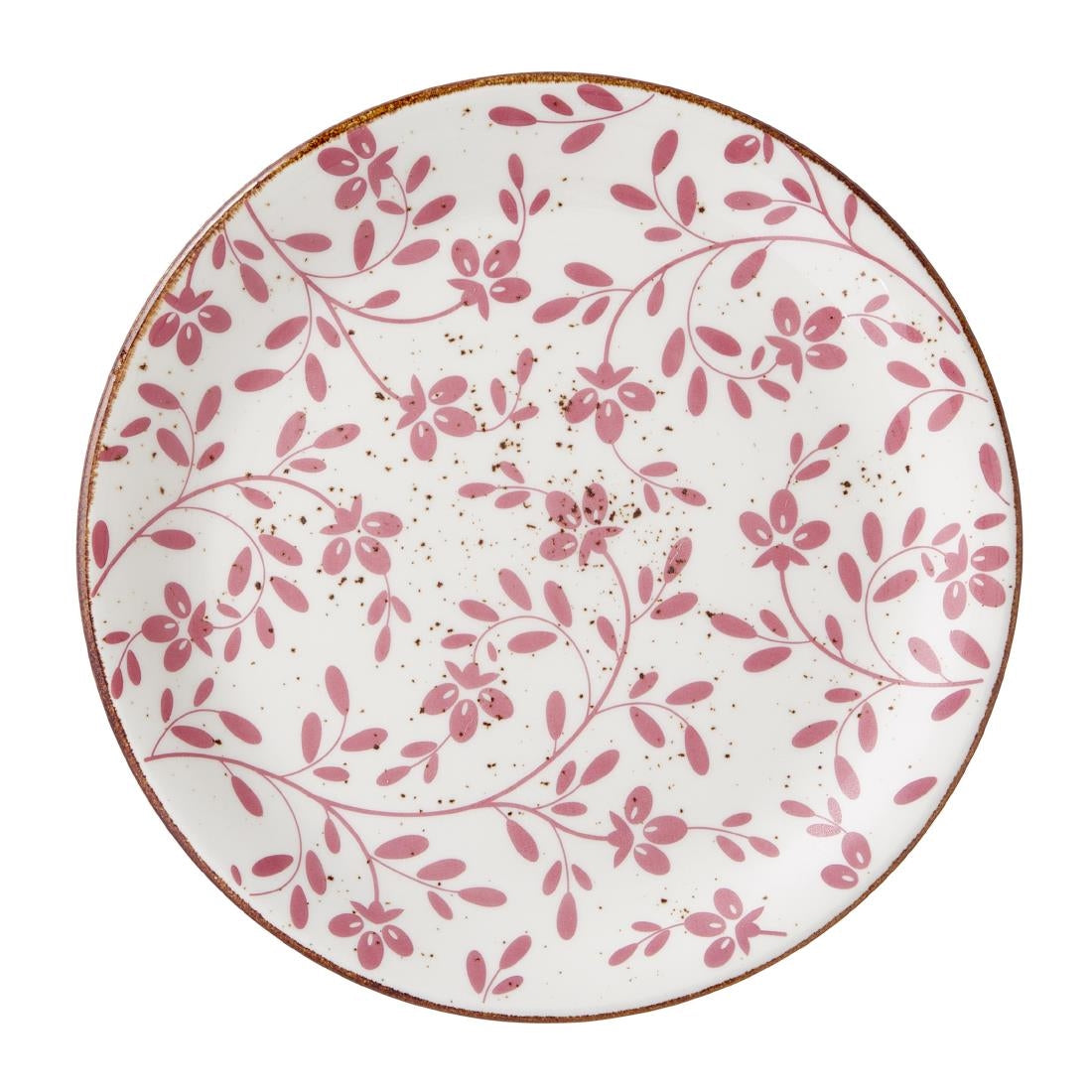 VV4609 Steelite Performance Flora Coupe Plates Pink 202mm (Pack of 12)