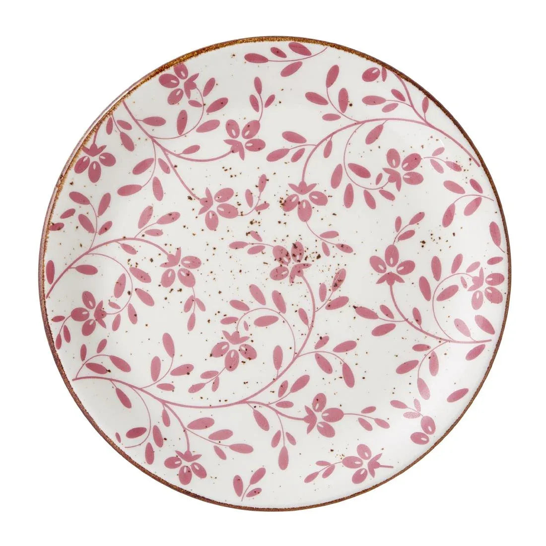 VV4609 Steelite Performance Flora Coupe Plates Pink 202mm (Pack of 12)